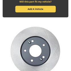One Single Front Rotor For Chrysler 200 (2011) 
