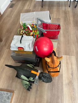 Large toy bundle ; storage ect.
