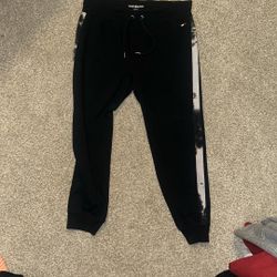 Black womens XL tommy Hilfiger Sweatpants