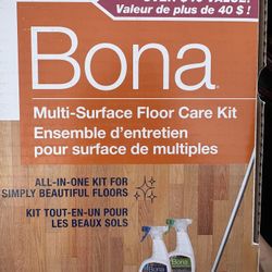 Bona Multi-Surface Floor Care Kit for Cleaning