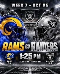 Raider tickets vs Rams 10/25/26