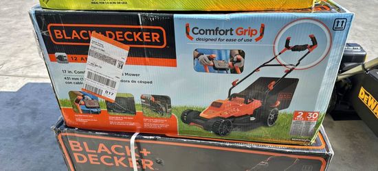 Black decker lawnmower