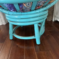 2 Small papasan Chairs  