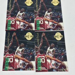 (4) Chris Webber 1993-94 Classic Four Sport ROOKIE  #2- Michigan Wolverines 