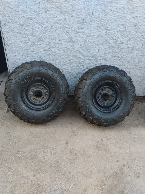 Front 27x9.00-12 Rear 27x11.00 -12
