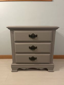 Gray Nightstand