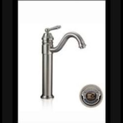 14" Brushed Nickel Bathroom Sink Faucet - One Hole / Handle.... CHECK OUT MY PAGE FOR MORE ITEMS