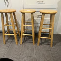Wooden Bar Stools 