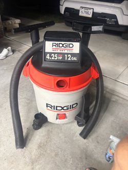 ridgid 12 gallon wet dry shop vac