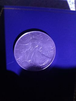 1986 silver Eagle One Dollar