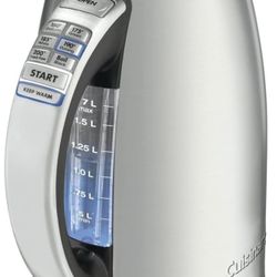 Cuisinart PerfecTemp 1.7-Liter Electric Kettle, Cordless Electric Tea Kettle, 1500W for Fast Heat-Up, 6 Preset Temperatures, 30-Minute Keep Warm, Stay