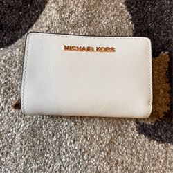 Michael Kors White Wallet