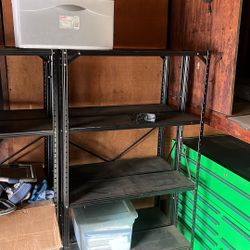 Industrial Metal Shelving Unit