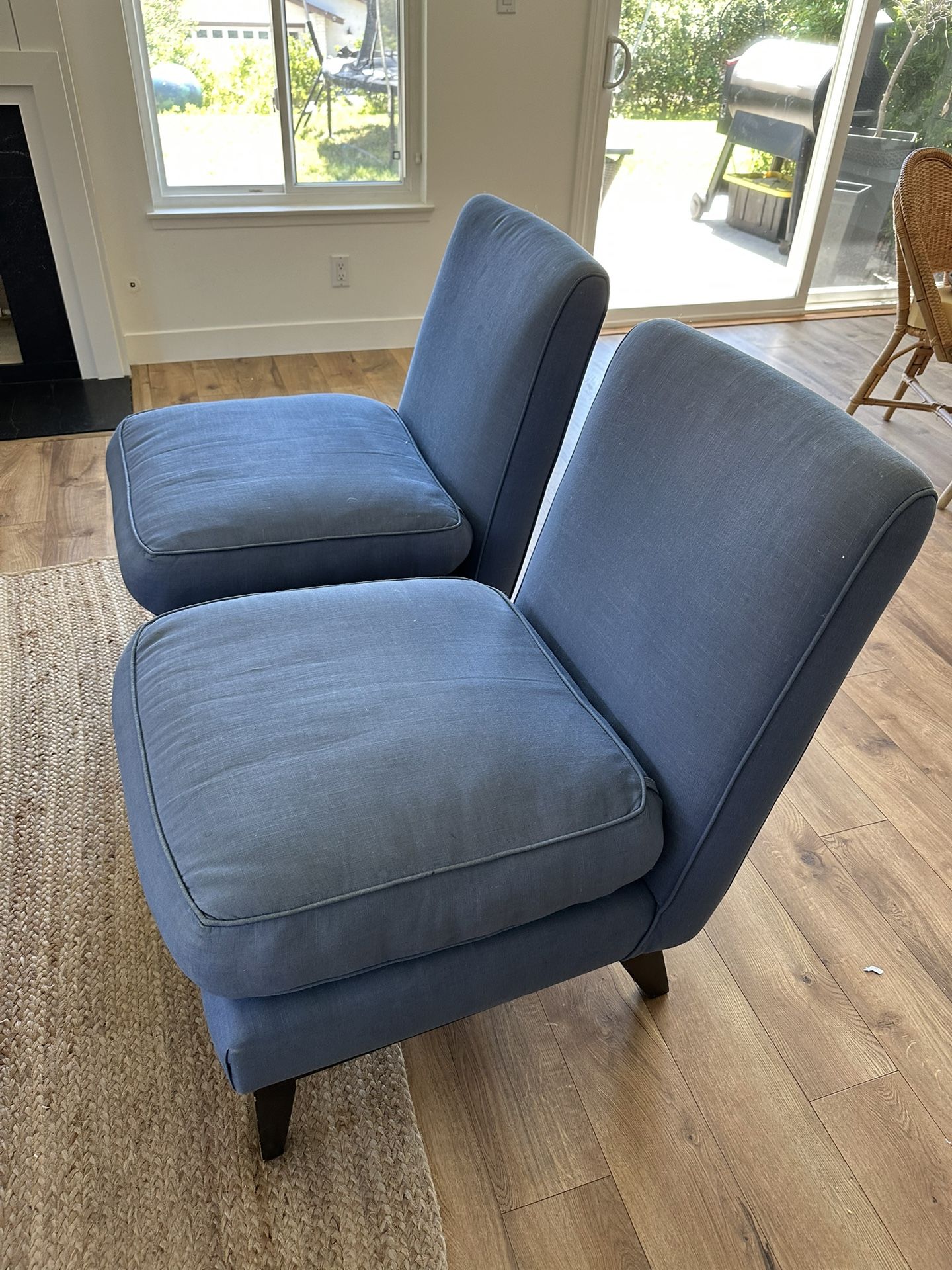 West Elm Slipper Chairs