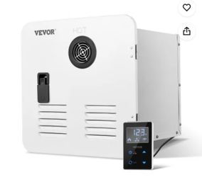 VEVOR RV Tankless Water Heater, Instant Shower with 15 x 15 inches Black Door and