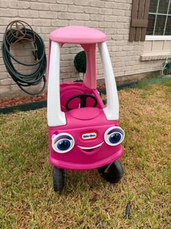NICE LITTLE TIKES PINK  PUSH CAR IN GREAT CONDITION