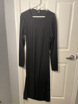 Black Dress with Open Back