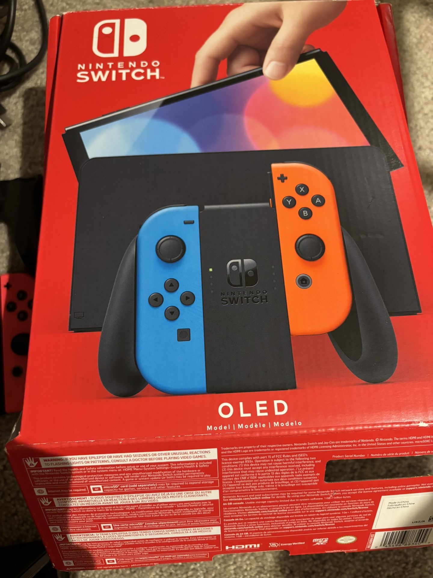  Nintendo OLED .