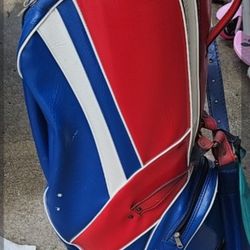 Leather Golf Bag & Ladies Clubs