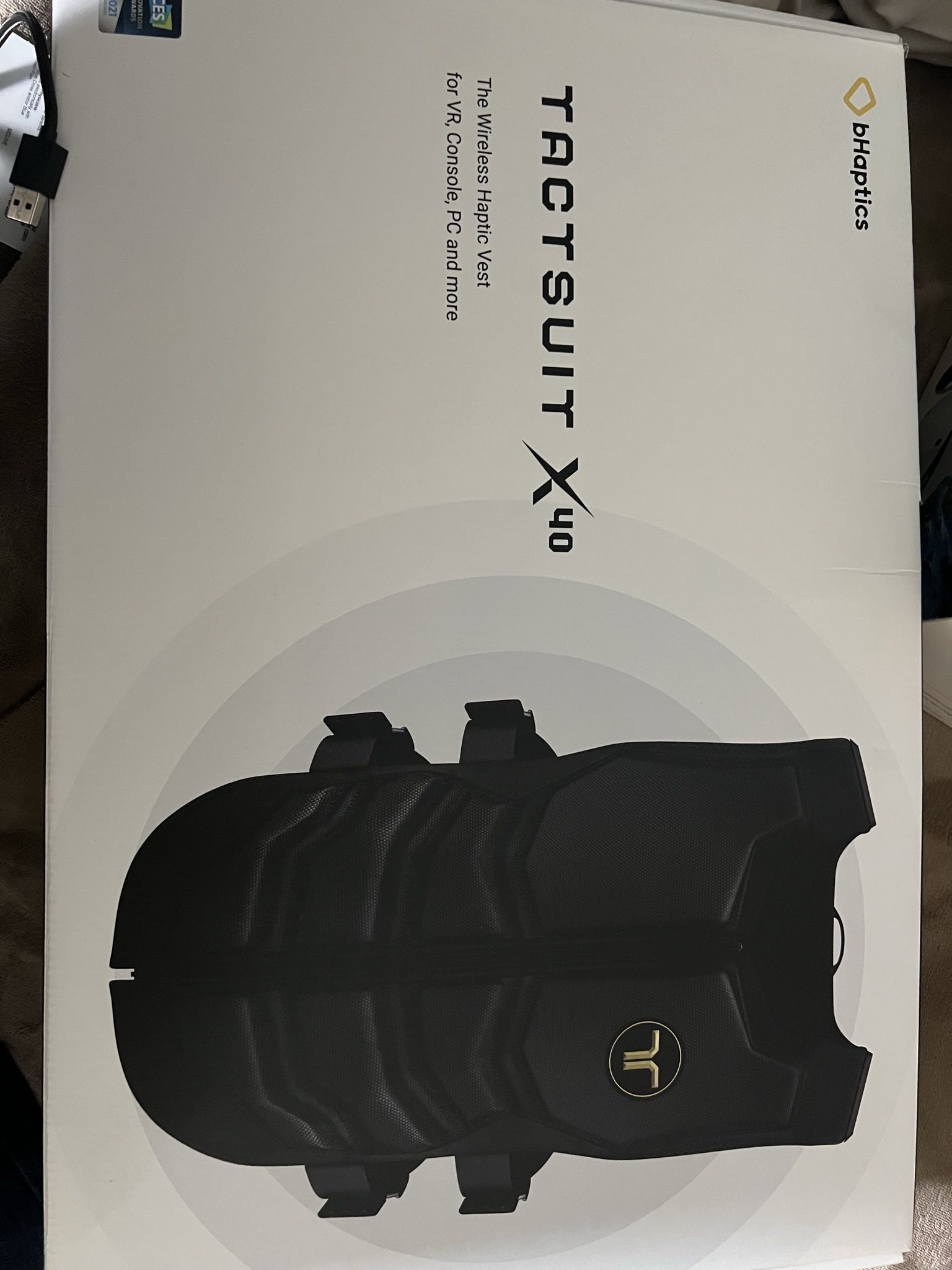 Tactsuit X 40 The Wireless Haptic Vest For Vr