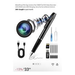 Brand new Mini Camera Pen 1080P Full HD Video Recorder with 64GB Card, USB Charging, Security Surveillance Camera  Whitestone/Flushing, Queens or Down