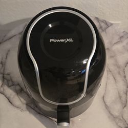 Power XL 3-Qt Vortex Air Fryer - Black- Control panel lights up