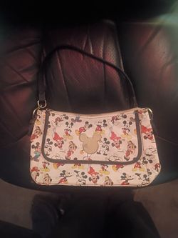 Disney Mickey Mouse Print Shoulder Bag