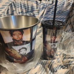 Jungkook I Am Still Popcorn Bucket and Tumblr Set