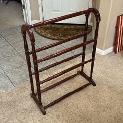 Wooden Quilt Rack – $15 OBO
