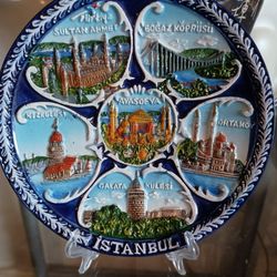 Turkey Souvenir 3D Display Plate.