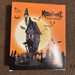 Nightmare before Christmas Lego set and key chain holders