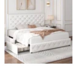 King Tufted Bed Frame Needs To Go 