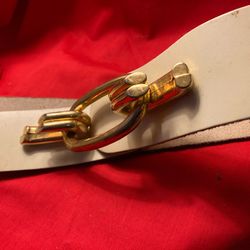 Vintage 1990s Leather Belt Size XL