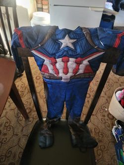 Captain America Costume Size 5-6