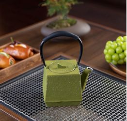 NEW IN BOX Cast Iron Tea Pot