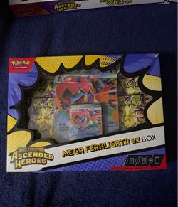Ascended Heroes Mega Feraligatr ex Box (ASC).