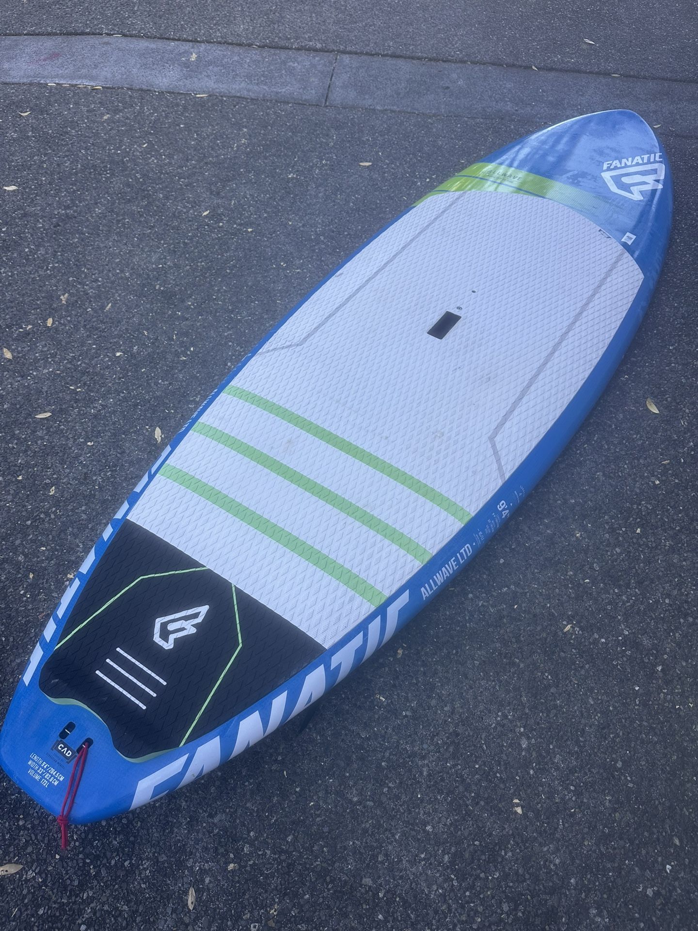 Fanatic Allwave 9’4” surf shape SUP