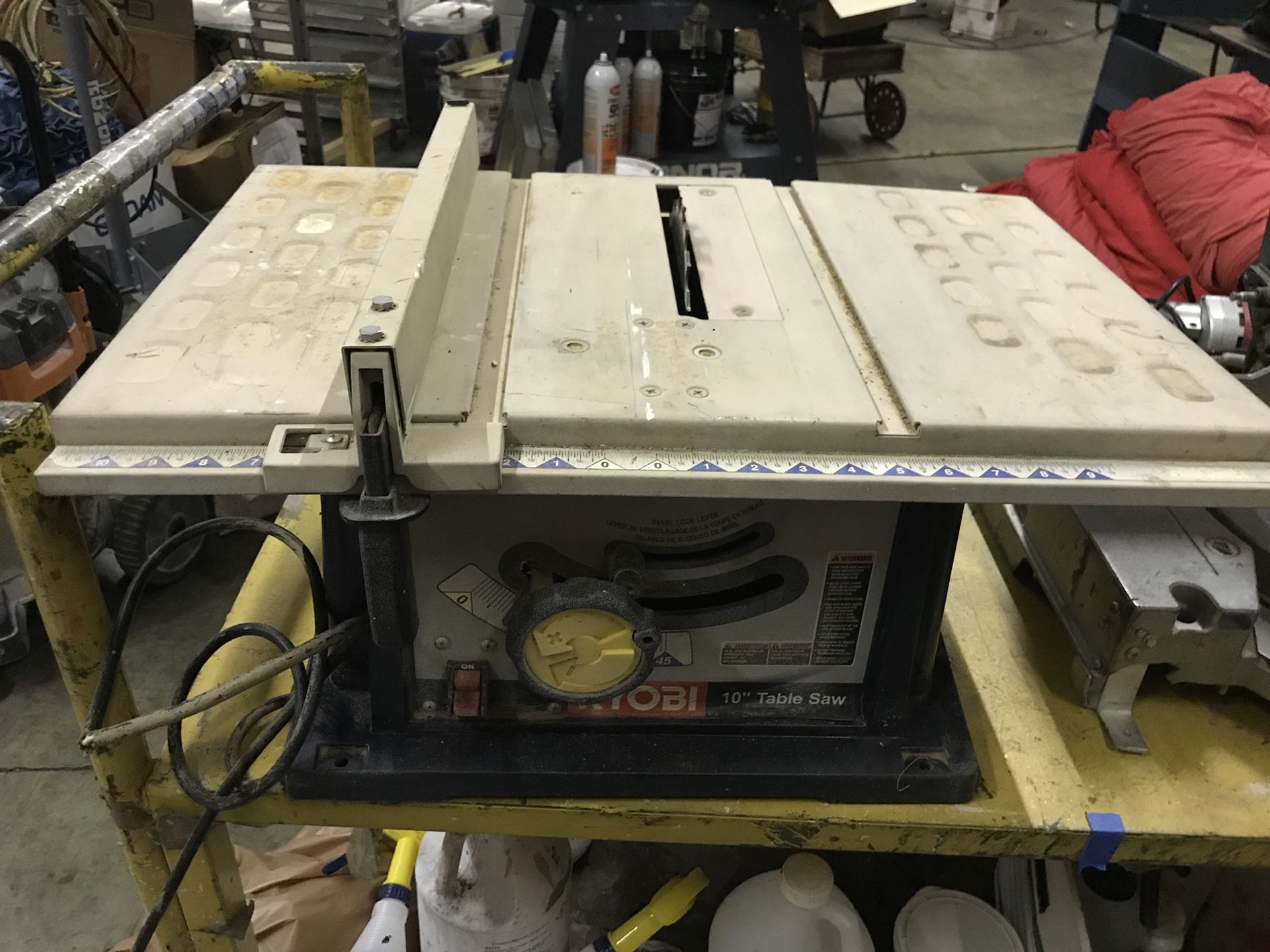 Ryobi 10 inch table saw Works great