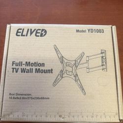 ELIVED TV Wall Mount Swivel and Tilt Full Motion TV Mount for Most 26-55” Tv