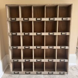 5x5 Antique Cubbies 