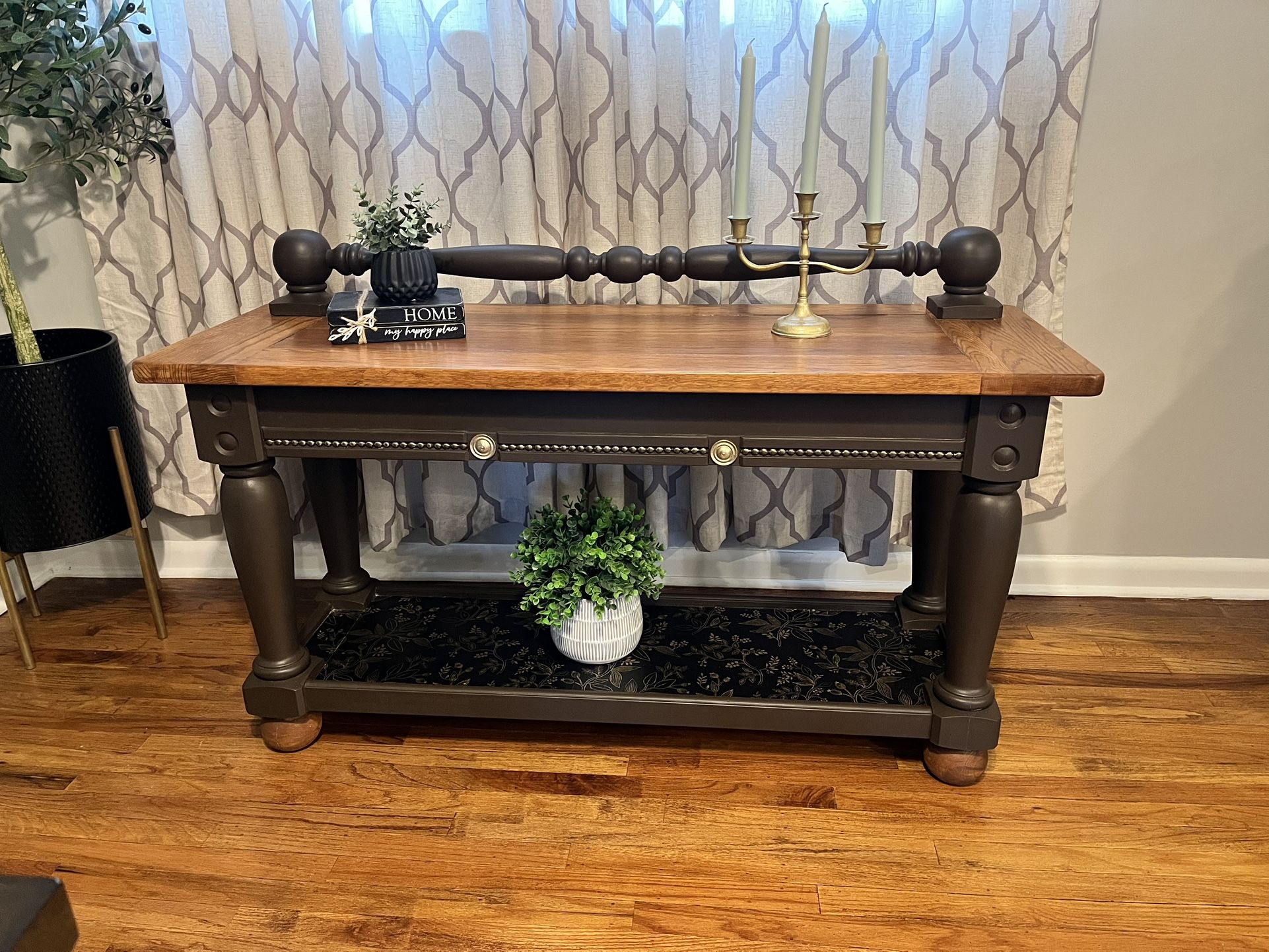 Vintage Console Table | Entryway Table | Rustic Sofa Table | Antique Inspired