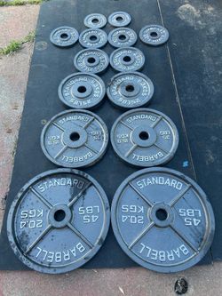 Olympic weight set 255lbs