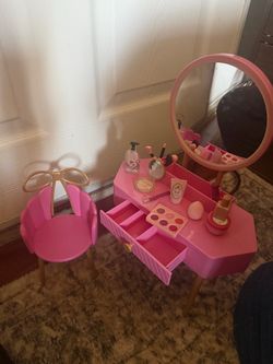 Our generation vanity table and chair accessories