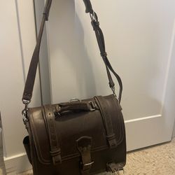 Leather work bag