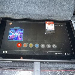 Nintendo switch with case