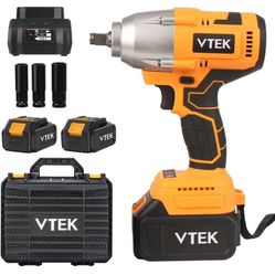 Brushless Impact Wrench 1/2 Inch Cordless Impact Wrench,Max Torque 700N.m Impact Gun 515 ft-lbs for Car Tiers