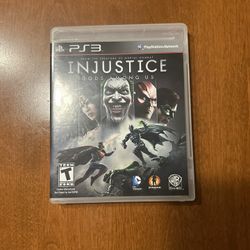 Injustice Gods Among Us Video Game For PS3