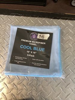 Magic shine microfiber glass towels 5 pack