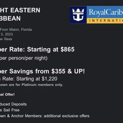 7 Night Eastern Caribbean Cruise