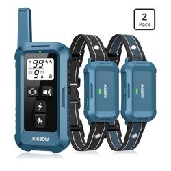 Jugbow Dog Shock Collar 2 Dogs - 4200FT Dog Training Collars with Remote, IPX8 Waterproof E-Collar for Dogs Training Rechargeable e-Collars for Large 